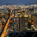 Mumbai skyline at night
